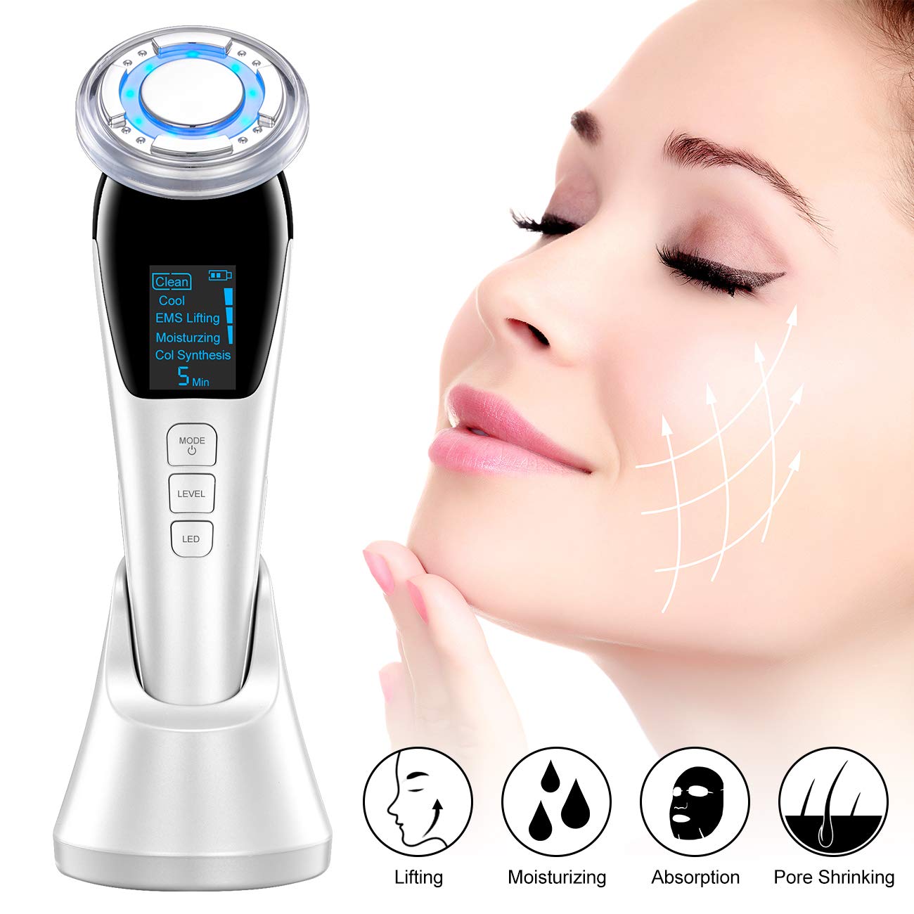 Vibration Light Therapy Massage Micro-current Beauty Apparatus