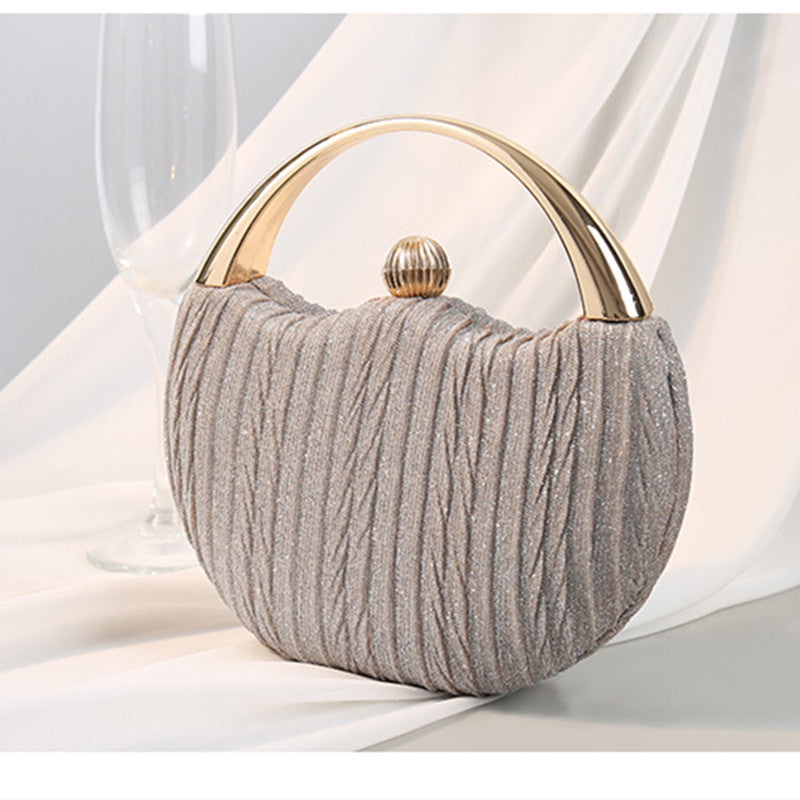 Women's Fashion Portable Box Round Bag