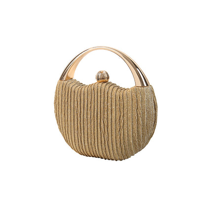 Women's Fashion Portable Box Round Bag